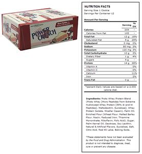 BNRG Power Crunch Wild Berry Creme Protein Bars