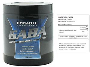 DYMATIZE GABA Body Building Dietary Supplement