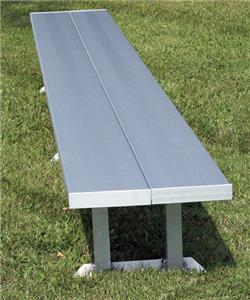 Double Plank Portable Aluminum Benches