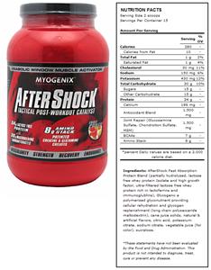 AfterShock Fruit Punch Post-Workout Supplement