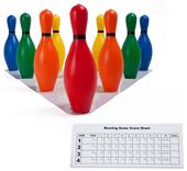 Champion Multi-Color Plastic Bowling Pin Set Champion Multi-Color Plastic Bowling Pin Set