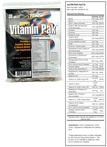 Super Vitamin Pak Vitamin & Mineral Supplement