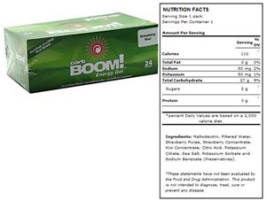 Carb Boom Energy Gel - Strawberry Kiwi 24pk
