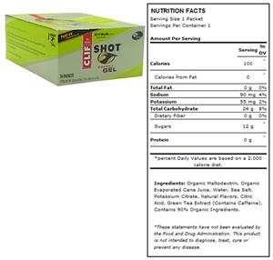 Clif Shot Energy Gel - Citrus