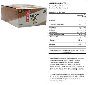 Clif Shot Energy Gel - Mocha