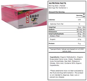 Clif Shot Energy Gel - Raspberry