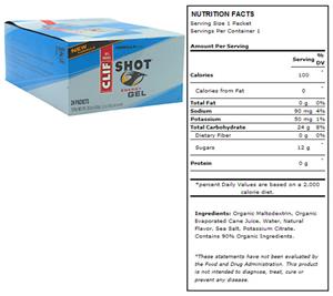 Clif Shot Energy Gel - Vanilla