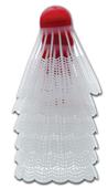 Plastic Outdoor Shuttlecocks Badminton 6 Per Pack