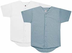 17oz Stretch Full Button Baseball Jersey-Closeout