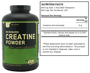 Micronized Creatine Powder - Unflavored 600g