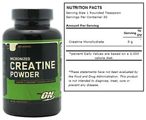 Micronized Creatine Powder - Unflavored 150g