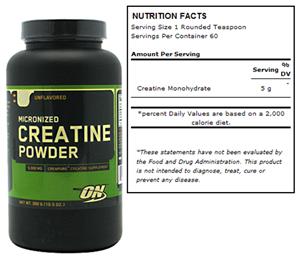Micronized Creatine Powder - Unflavored 300g