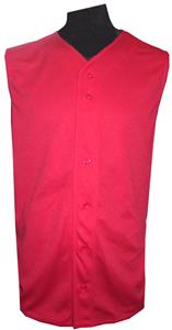 H5 11oz Sleeveless Button Baseball Jersey-Closeout