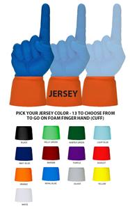UltimateHand Foam Finger JERSEY ONLY - 13 Colors