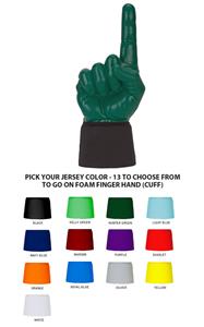 UltimateHand Foam Finger Forest Hand/Jersey Combo