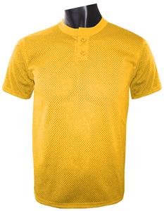 100% Polyester Pro Mesh 2-Button Baseball Jersey