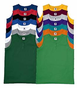 H5 Heavyweight Sleeveless 2-Button Softball Jersey