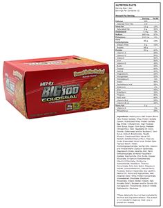 Met-Rx Big 100 Colossal Meal Replace Bar Pretzel