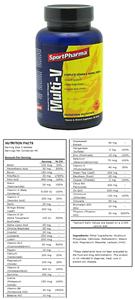 SportPharma Multi-V Vitamin & Minerals Supplement