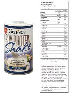 GeniSoy - Soy Protein Shake Vanilla