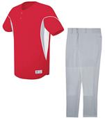 Ellipse Two-Button Baseball Jersey Uniform Kits Ellipse Two-Button Baseball Jersey Uniform Kits
