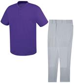 Essortex Two-Button Baseball Jersey Uniform Kits Essortex Two-Button Baseball Jersey Uniform Kits