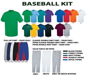 Essortex Two-Button Baseball Jersey Uniform Kits