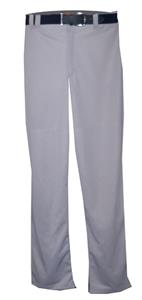 Adams Baseball Pants Open Leg Zipper Fly Belt Loop