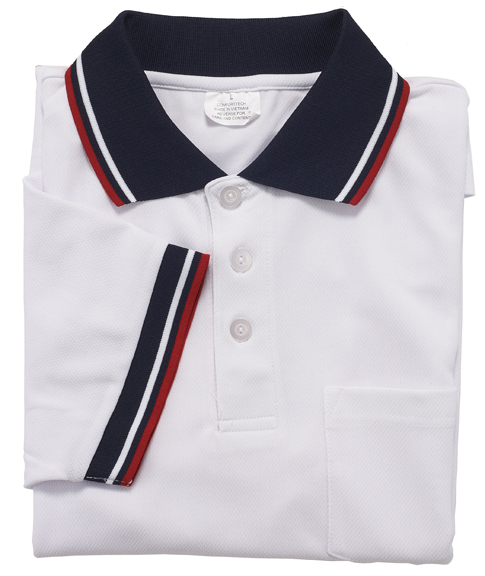 white umpire shirt