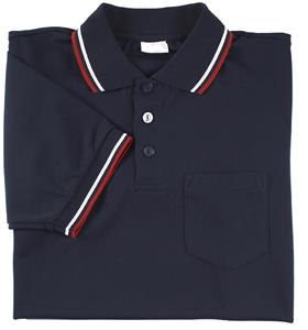 Smitty Umpire Shirt Placket Short Sleeve Navy