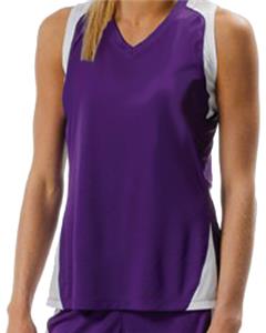 A4 Women's Moisture Management Racer Back Jersey