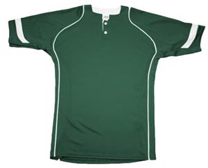 A4 Youth 2-Button Power Mesh Baseball Top