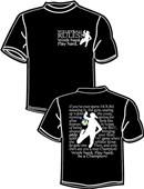 Tandem Sport Volleyball Rules Black T-Shirt Tandem Sport Volleyball Rules Black T-Shirt