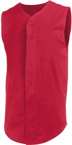 Teamwork Triple Play Sleeveless Full Button Jersey