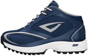 3n2 Momentum Trainer Mid Softball Shoes Navy