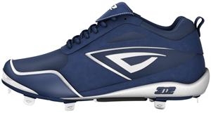 3n2 Womens Rally Fastpitch Metal Cleats Navy