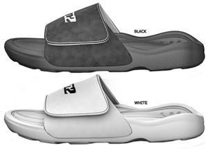 3n2 Water Resistant Slide Shower Sandal Black