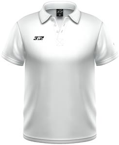 3n2 Loose Fit Wick Performance Polo Shirt White