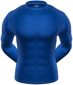 KZONE Cool Long Sleeve Shirt Tight Fit Royal