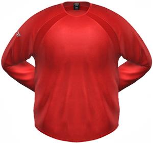 3n2 KZONE RBI Pro Ribbed Fleece Shirt Red
