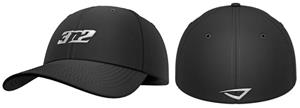 3n2 Flex-Fit 6 Panel Baseball Cap Black/Silver