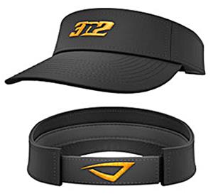 3n2 Low Crown Visor Black/Orange