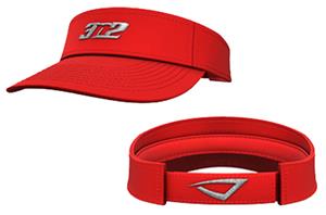 3n2 Low Crown Visor Red