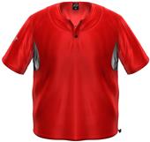 3n2 Short Sleeve Bullpen Baseball Pullover Black