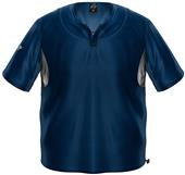 3n2 Short Sleeve Bullpen Baseball Pullover Navy