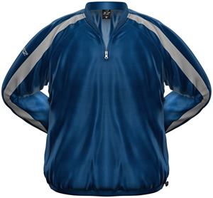 3n2 Rain Pullover Nylon Shell Jacket Navy Blue