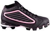 ACACIA Youth Pink Diamond-Mid Softball Cleats