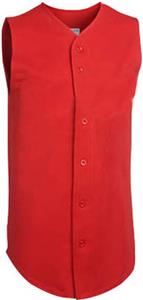 Teamwork Squeeze Play Button Sleeveless Jersey