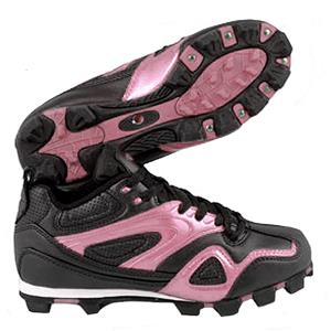 ACACIA Adult Pink Base Hit-Low Softball Cleats