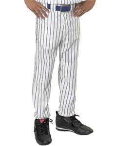 Teamwork Adult Pinstripe Open Bottom Baseball Pant